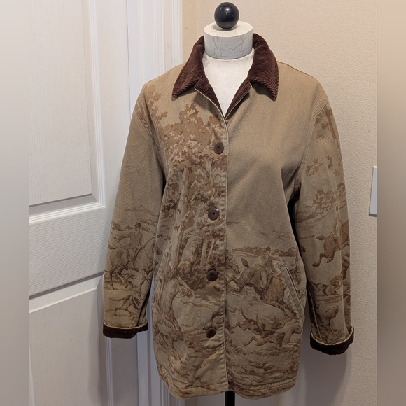 Ralph Lauren Jackets & Blazers - Vintage Ralph Lauren 🐎 Equestrian Barn Coat, Chore Fox Hunt Jacket